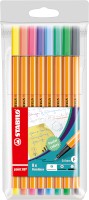 Fineliner STABILO® point 88® Etui "Pastell", mit 8 Stiften