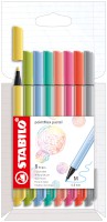 Filzschreiber STABILO® pointMax Etui, 0,8 mm, sortiert, Kartonetui mit 8 Stiften