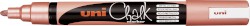 Marker Uni Chalk PWE-5M, metallic rot