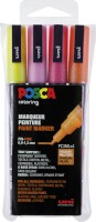 Marker UNI POSCA PC-3M, 0,9-1,3, Glitter sortiert, 4er Set