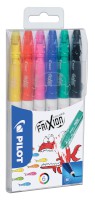 Faserstift FriXion Colors, 0,4 mm, 6 Farben im Etui