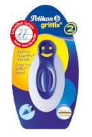 griffix® Radierer R1BB, blau, 45 x 30 x 15 mm, Blister mit 1 Stück