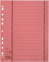 Trennblatt mit Perforation, Manilakarton (RC), 250 g/qm, A4, 240 x 300 mm, rot