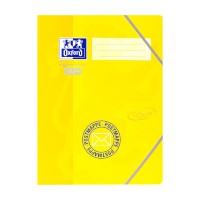 Oxford by ELBA Eckspannermappe, A4+, inkl.3 Einschlagklappen, gelb