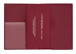 Reisedokumente-Schutzhülle Document Safe®, PVC, weinrot