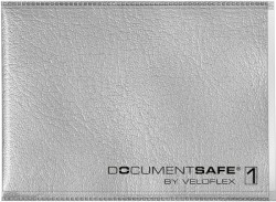 Ausweishülle Document Safe®, PVC, silbergrau