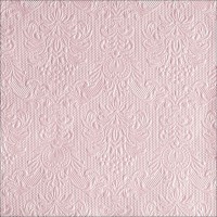 Serviette "Elegance" pearl pink 33 x 33 cm 15er Packung