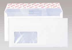 Briefumschlag ELCO premium, C5/6, 229x114 mm, hochweiß, hk, Idr, mFe, 80g