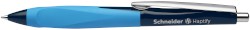 Kugelschreiber Haptify, M, blau, Schaftfarbe: dunkelblau-hellblau