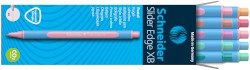 Kugelschreiber Slider Edge Pastell, Kappenmodell, XB, sortiert, 10er Stiftebox