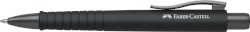Kugelschreiber POLY BALL schwarz; Strichstärke: XB (extra soft) 0,6 mm weiß