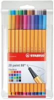 Fineliner STABILO® point 88® Etui, mit 20 Stiften
