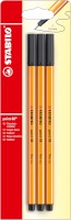 Fineliner STABILO® point 88®, 0,4 mm, Blisterkarte mit 3 Stiften