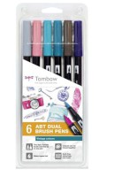 Fasermaler ABT Dual Brush Pen 6er Candy