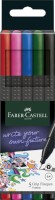 Faber-Castell Fineliner Grip Basic, 0,4mm, sortiert, 5er Etui