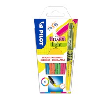Marker FriXion Light Soft, radierbar, 4.0mm (M), 6er Set