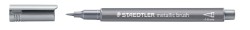 Layoutmarker STAEDTLER® 8321  Metallic brush Marker, ca. 1-6 mm, silber