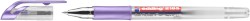 Gelroller edding 2185 crystaljelly, metallgefasste Rollerspitze, 0,7 mm, violett