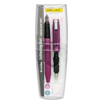 Lettering-Set Slope Wild Berry Feder M+F, in Box