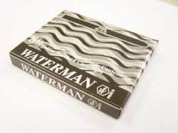 Tintenpatronen, geeignet für alle Waterman Füllfederhalter, schwarz, 8 Stück