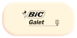 Radierer BIC® GALET, synthetischer Kautschuk, 28 x 13 x 58 mm