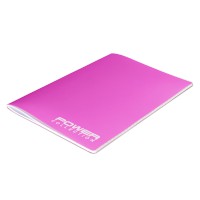 Notiz- und Schreibheft „Power-Collection“ pink; DIN A4; liniert; 40 Blatt