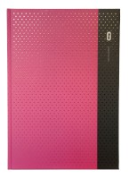 Notizbuch Diorama pink, DIN A4, liniert, Kladde mit: 80 Blatt