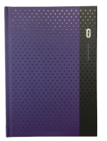 Notizbuch Diorama violett, DIN A5, liniert, Kladde mit: 80 Blatt