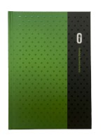 Notizbuch Diorama grün; DIN A6; kariert; Kladde mit: 80 Blatt