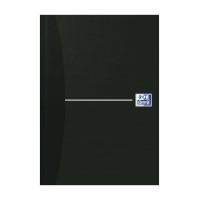 Oxford Office Essentials A5 Hardcover gebundenes Buch, liniert, 96 Blatt, smart black