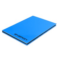 Notizbuch „Energy“ blau; DIN A5; liniert; Kladde mit: 96 Blatt