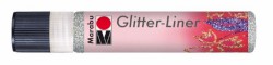 Glitter-Liner 25 ml silber