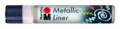 Marabu Metallic-Liner, Metallic-Silber 782, 25 ml