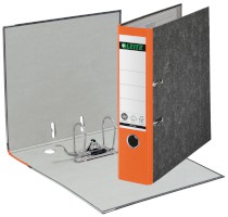 Leitz Qualitäts-Ordner, mit Schlitzen, A4, breit, orange