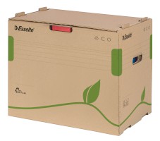 Archiv Container ECO, für Ordner, Karton, naturbraun