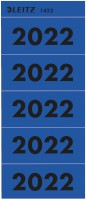 Inhaltsschild 2022, selbstklebend, 100 Stück, blau