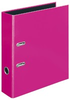 Ordner VELOCOLOR®, glanzkaschierte Pappe/schwarzer Innenspiegel, A4, pink