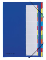 Deskorganizer 12teilig blau, Teilung: 12 Fächer