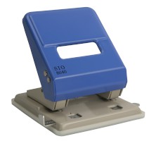 Registraturlocher S 10 blau, Lochabstand: 80 mm, Stanzleistung: 40 Blatt