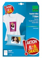 T-Shirt Transfer Folien HOT DEAL helle Textilien 6+6BL gratis