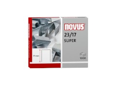 Heftklammer für Büroheftgerät NOVUS 23/17 Super, Stahldraht, verzinkt