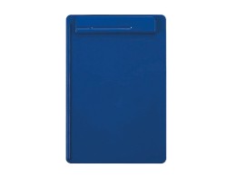 Klemmbrett MAULgo, uni, Bruchsicherer Kunststoff, A4, Klemme: kurze Seite, blau