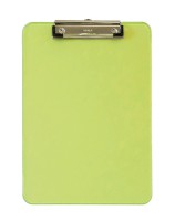 Schreibplatte MAULneon, Kunststoff, A4 hoch, transparent grün