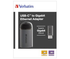 Adapter USB-C silber, Ausführung: RJ45 Gigabit;