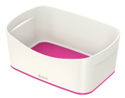 Aufbewahrungsschale MyBox, A5, ABS, weiß/pink