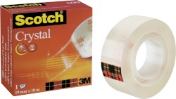 Scotch® Crystal Klebeband transparent, Bandgröße: 19 mm x 10 m