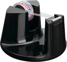 tesafilm® Tischabroller Easy Cut Compact schwarz, für Rollengröße: 33 m x 19 mm