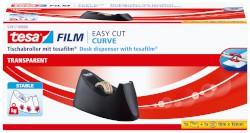 Easy Cut Tischabroller Curve schwarz, für Rollengröße: 19 mm x 10 m