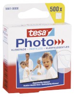 Klebestück tesa Photo® Klebepads, 70 x 25 mm, weiß