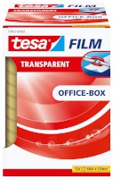 tesafilm® transparent – Office-Box transparent, Bandgröße: 12 mm x 66 m